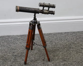 Vintage Brass Telescope With Tripod Stand Antique Finish 10” inch Nautical Marine